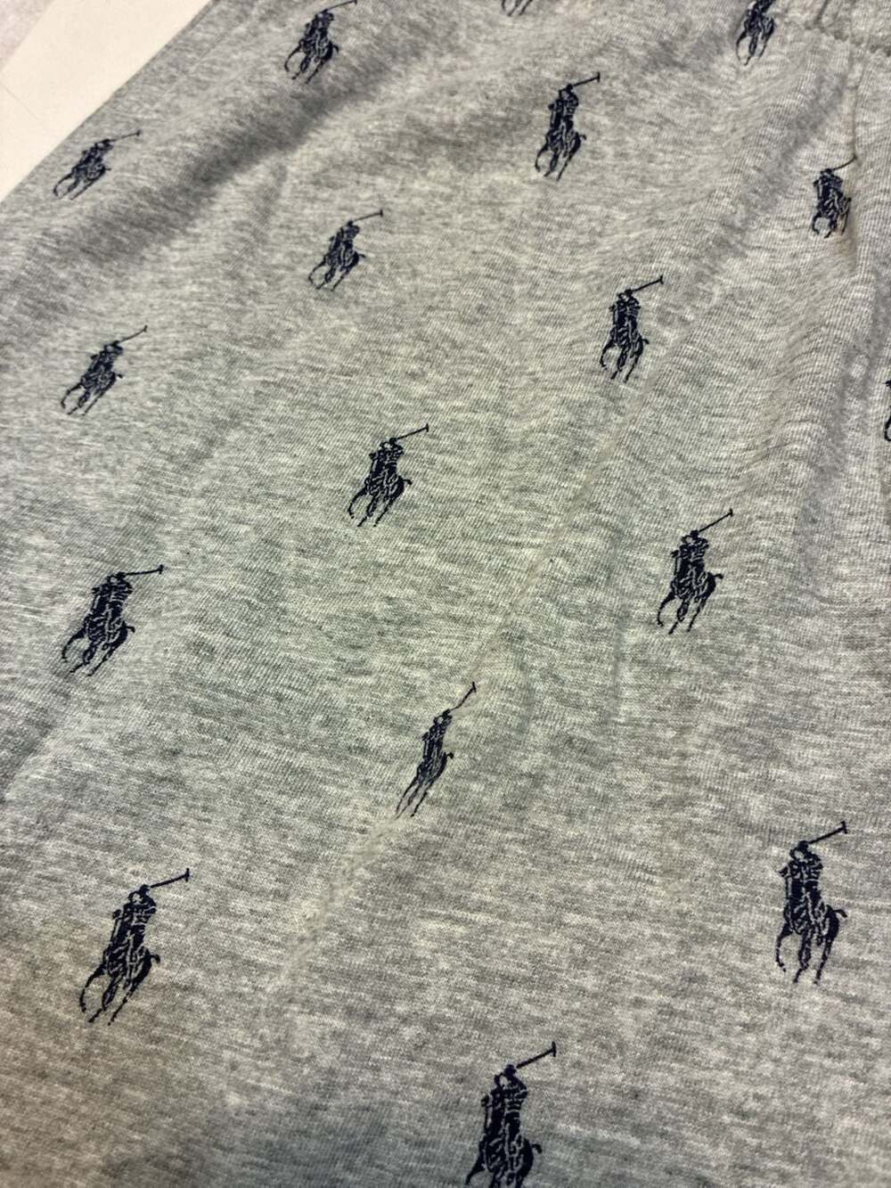 Polo Ralph Lauren Men's Allover Pony Print Jersey Cotton Sleep Shorts - Picture 4 of 6